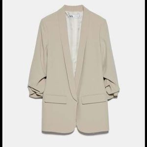 Zara Beige Blazer Size M